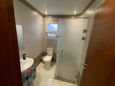 a small bathroom with a toilet and a sink at marvel princes in Hurghada