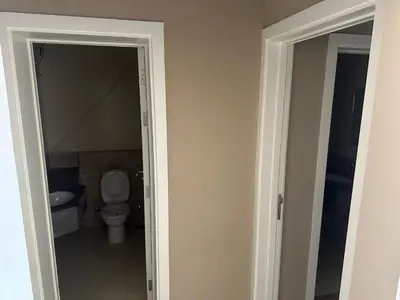 an open door to a bathroom with a toilet at Luxury Escape in Hurghada, Egypt in Hurghada