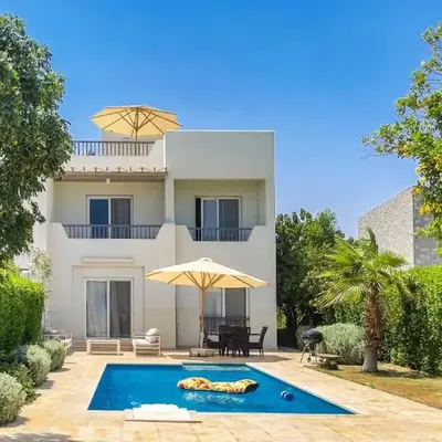 Ollystays Seaview Villa 3BR Heated Pool GYM-Joubal El Gouna