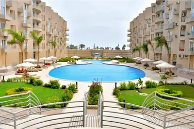 an image of a swimming pool at a resort at Hurgada Princess resort on Mamsha with private beach&pools in Hurghada