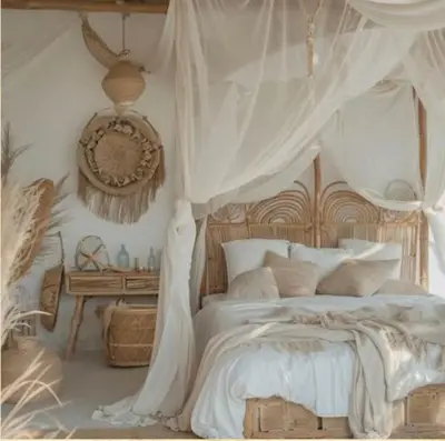 a bedroom with a canopy bed and a table at Grand Nile Cruise from Luxor in Luxor