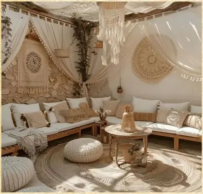 a living room with white couches and a table at Royal Amber in Luxor