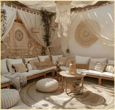 a living room with white couches and a table at Royal Amber in Luxor