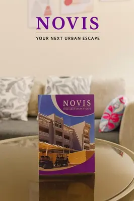 a box sitting on top of a table at Novis Holiday Homes Sahl Hasheesh in Hurghada