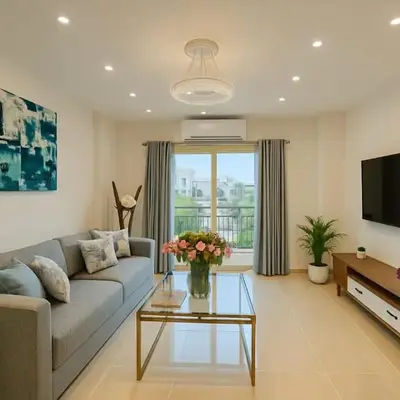 Luxury Newly Built 2 DOUBLE bedroom and living room with Beach Access and Pool in Hurghada
