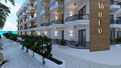 a rendering of a large building with a resort at Red Sea Sanctuaries in Hurghada
