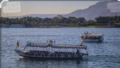 two boats on a large body of water at Elbess For Tourism in Jazīrat al ‘Awwāmīyah