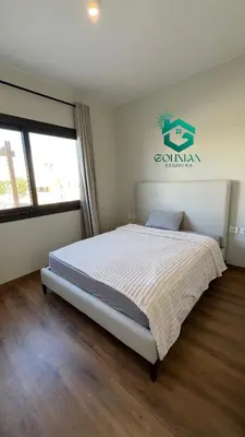 a bedroom with a bed in a room at Shedwan Twinhouse 3 bedrooms in Hurghada
