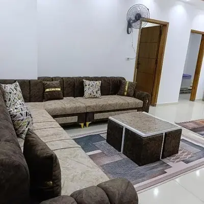 شقة كاملة بغرفتي نوم دور ارضي