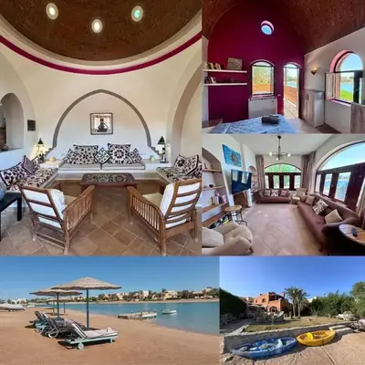 El Gouna Nubian Lagoonfront Villa - 4BR