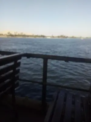 a view of the water from a boat at Elbess For Toursim in Luxor