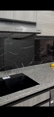 a kitchen counter top with a stove top oven at غرفة فندقية in Hurghada