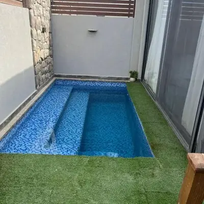 شاليه بالي بمسبح خاص مدفأ