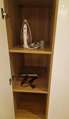 a cupboard with at MARA Apartments Florenza Khamsin in Hurghada