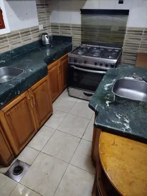 a kitchen with a stove and a sink at Moon shadow in Luxor