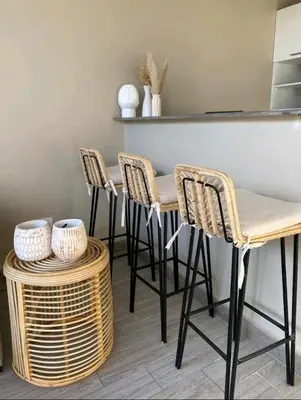 a dining room with a table and chairs at One Bedroom private pool in Hurghada