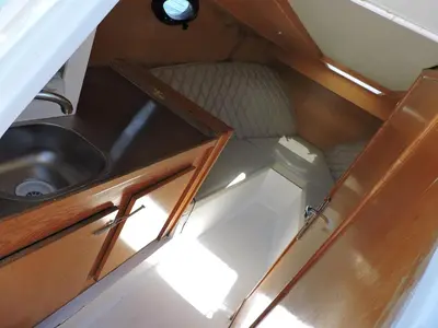 an overhead view of a kitchen and a sink at aladdin-travels-egy in Hurghada