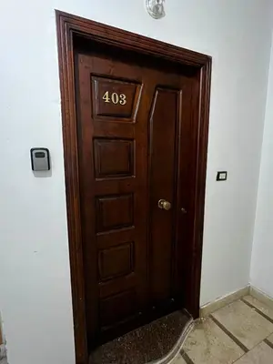 a wooden door with the number on it at Beautiful desert, mountains, Hurghada skyline view in Hurghada