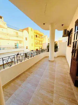 a view from the balcony of a building at Luxor Old nile apartment in Luxor