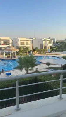 a view of a swimming pool in a resort at Sky Star Villa 30 in Hurghada