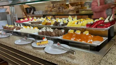 a buffet line with many different types of desserts at Pause by The Sea Hurghada, Stay, Relax, Repeat in Hurghada