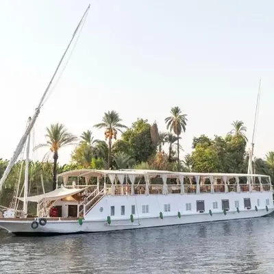 Miss Fatima Dahabiya-Nile Cruise 4 night sailing-Includes English speaking Guide and site seeing -All inclusive excluding alcoholic beverages