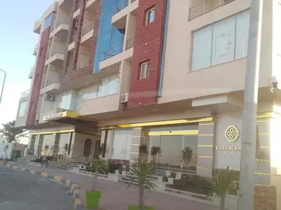a view of the front of a building at Seaview Classy 2Bedroom Suite with beach access in Hurghada