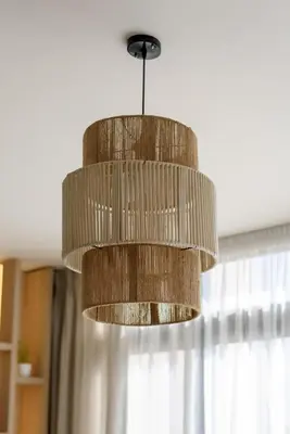 a large brown chandelier hanging from a ceiling at The Best House in Makadi in Hurghada