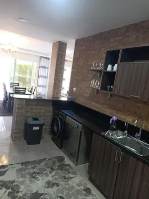 a kitchen with a sink and a dishwasher at Sky Star Villa 97 in Hurghada