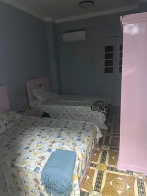 a room with two beds in a room at أسوان in Aswan