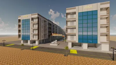 a rendering of a rendering of a building at فلورينزا in Hurghada