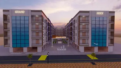 a rendering of an apartment complex with two buildings at فلورينزا in Hurghada