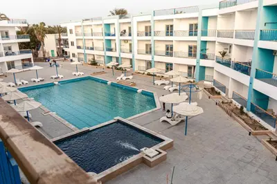 an image of a swimming pool at a hotel at Mirage Bay Resort Hurghada C-775 in Hurghada