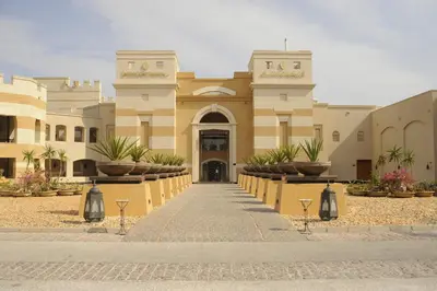 a building with a pathway in front of it at Pickalbatros The Palace Port Ghalib in Port Ghalib