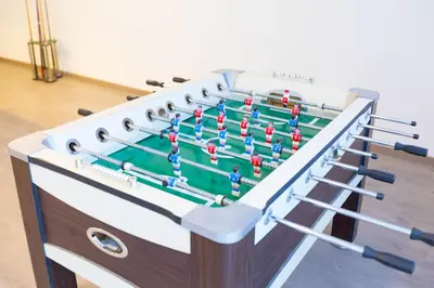 a foosball table is shown with aedes at Lagoonie Lodge & Beach in Hurghada