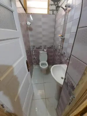 a bathroom with a toilet and a sink at Otasho Nile view house in Aswan