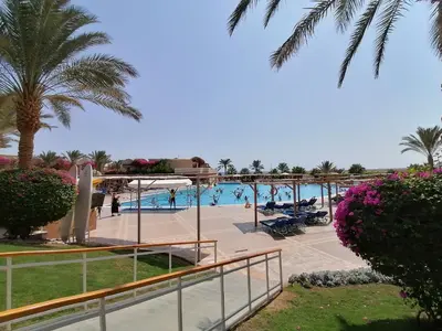 a view of the swimming pool at a resort at TUI MAGIC LIFE Kalawy in Hurghada
