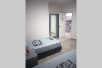 a bedroom with a bed in a room at 201Sheraton Plaza in Hurghada