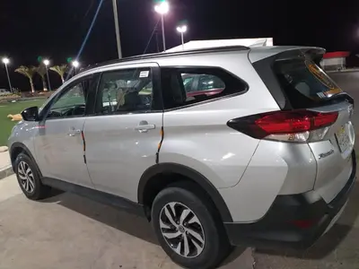 a white car parked in a parking lot at night at 201Sheraton Plaza in Hurghada