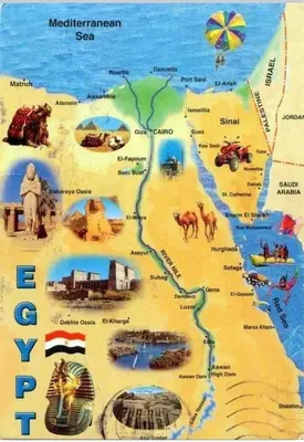 a map of morocco with different places on it at One Love Guesthouse & Restaurant in Luxor