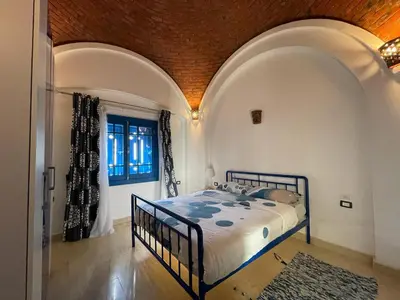 a bedroom with a bed in a room at Luxury 8BR Villa with seaview and private pool in Hurghada in Hurghada