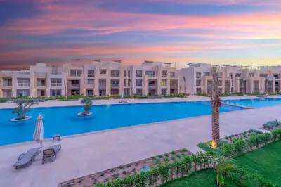 an image of a swimming pool at a resort at Mangroovy 2 Bedroom Sea View Apartment, Pool & Beach in Hurghada