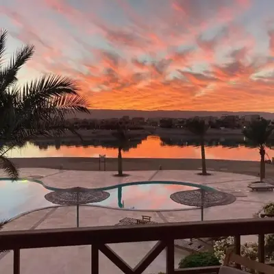 Sabina 1br apartment Lagoon view with shared pool By BFG Beit Fel Gouna