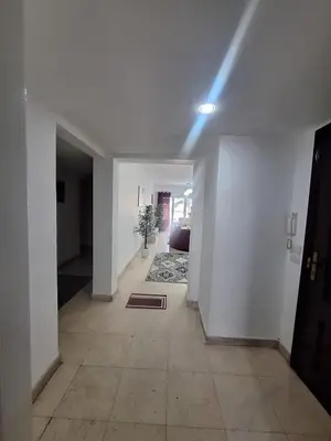 an empty hallway with a light on the ceiling at new marina . your best choice for family in Hurghada