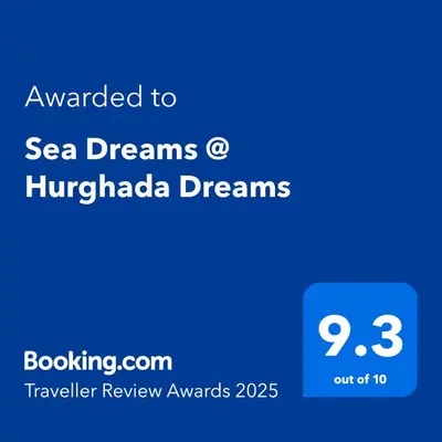 a screenshot of a phone with the text upgraded to sea dreams huipota at Sea Dreams @ Hurghada Dreams in Hurghada