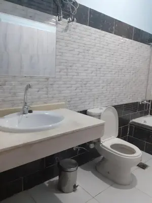 a bathroom with a sink and a toilet at Nile Roof Hotel& Restaurant in Luxor