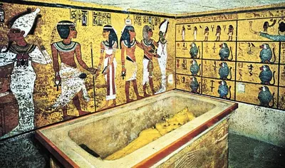 a painting of a bath tub with a bunch of bananas at Ultra Nile Cruise 5 Star Luxor To Aswan in Luxor